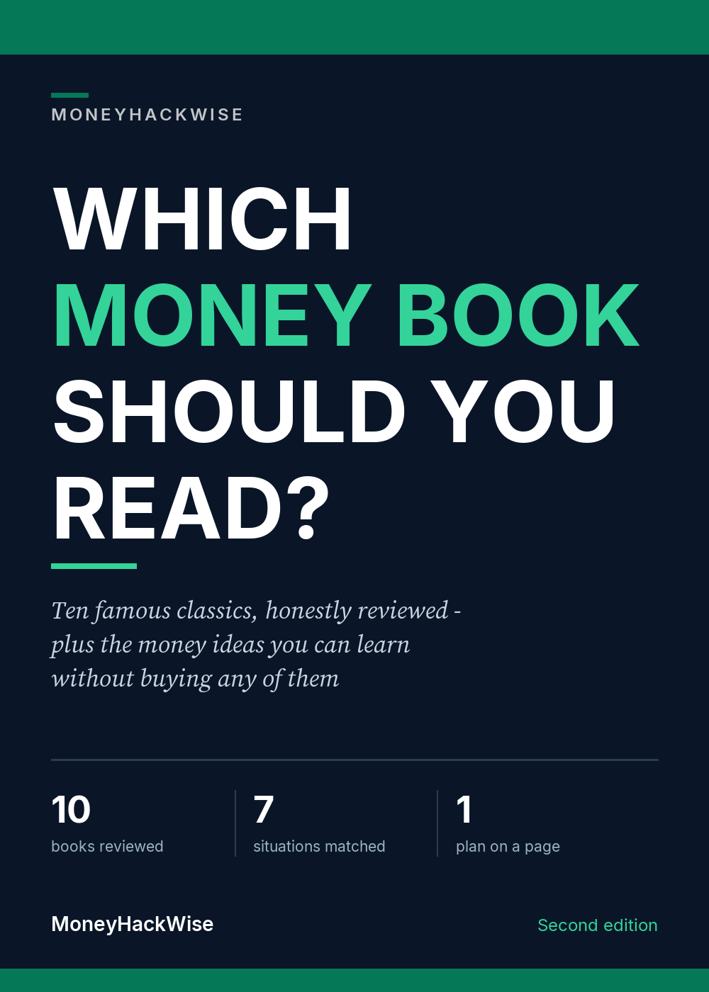 Which Money Book Should You Read? cover